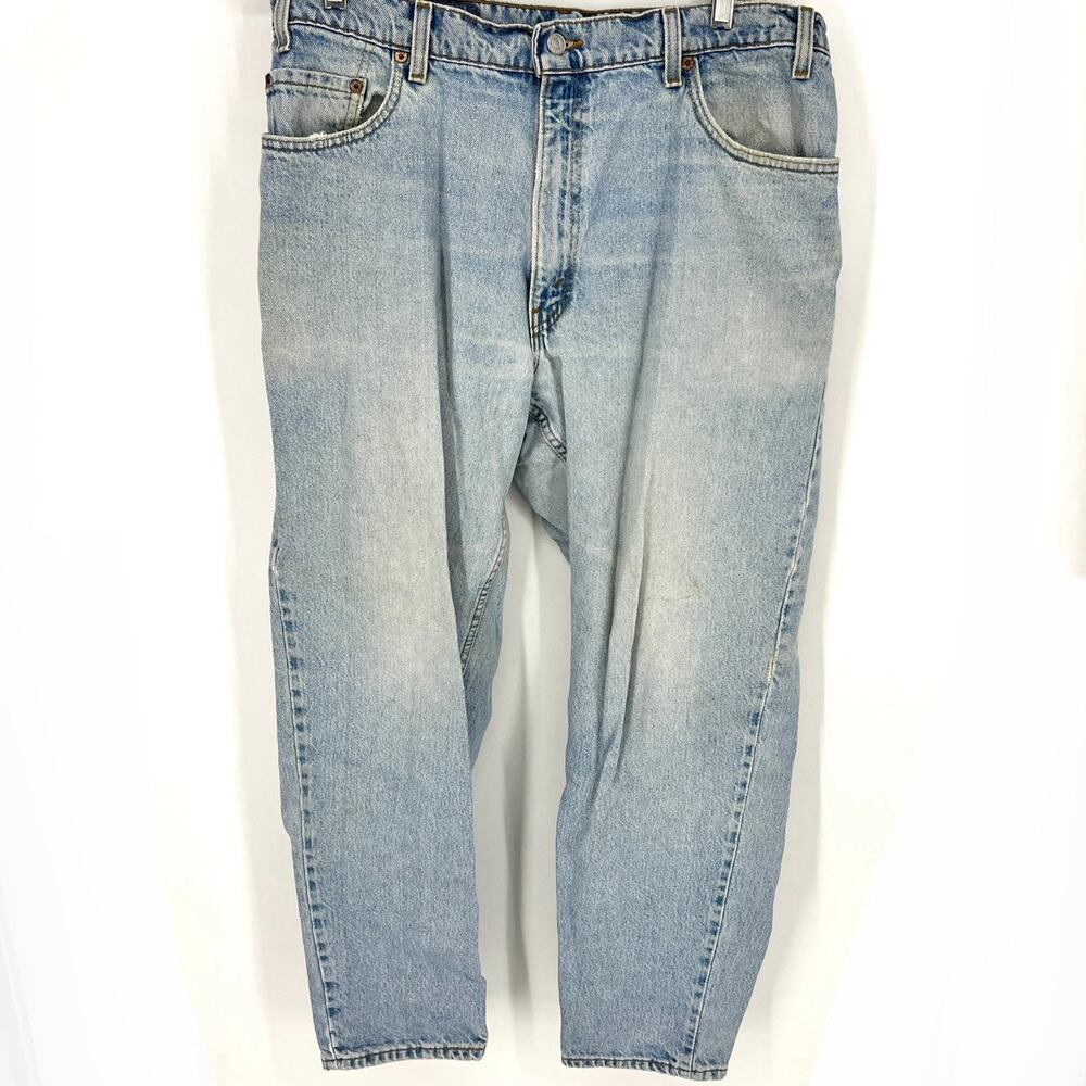 Vintage 90s Mens Levis 560 Red Tab Loose Fit 100% Cotton Jeans Size 36 x 30